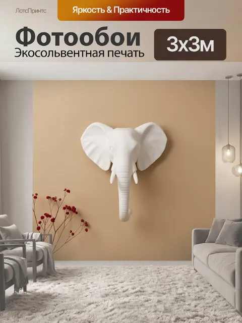 300 × 300 см · Экосольвентная печать