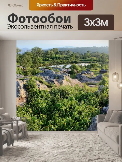 Фотообои Каменный пейзаж на горе Фу Руа