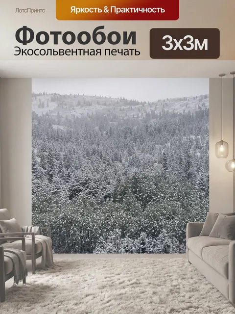 Фотообои Снег