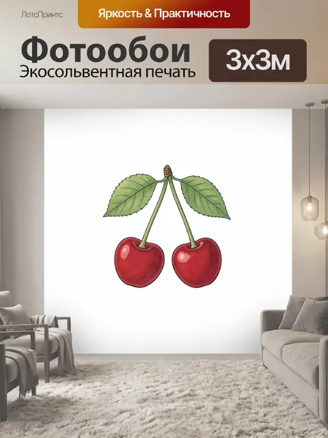 300 × 300 см · Экосольвентная печать