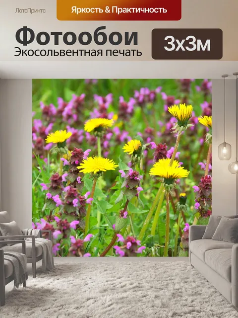 Фотообои Цветы