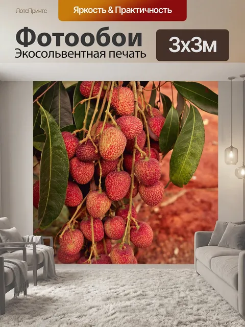 Фотообои Личи