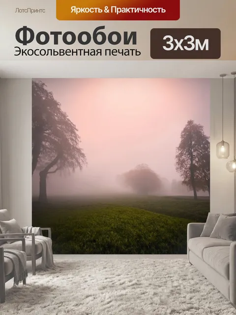 Фотообои туман в стиле барокко