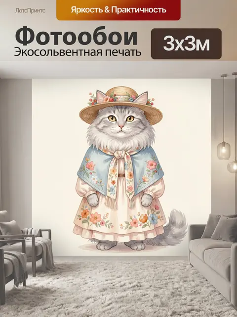 300 × 300 см · Экосольвентная печать