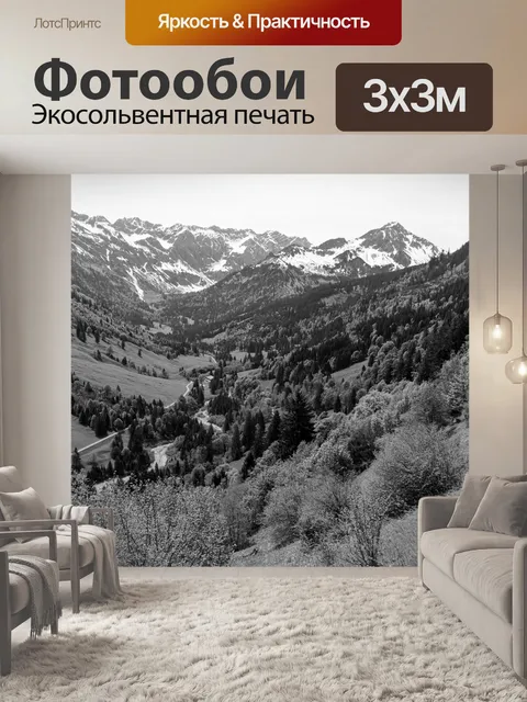 Фотообои Черно-белый
