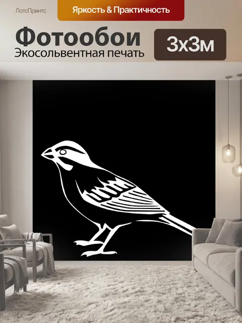 Фотообои Белая птица