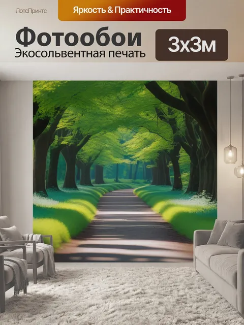 Фотообои лесные тропинки