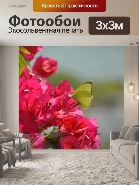 Фотообои Розовый
