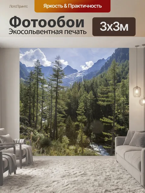 Фотообои Летний лесной путь