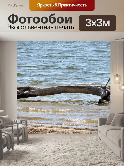 Фотообои Дрифтвуд на пляже