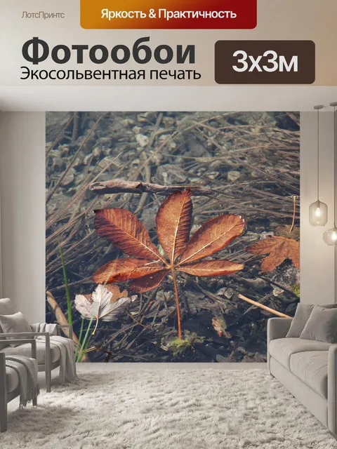 Фотообои Лист