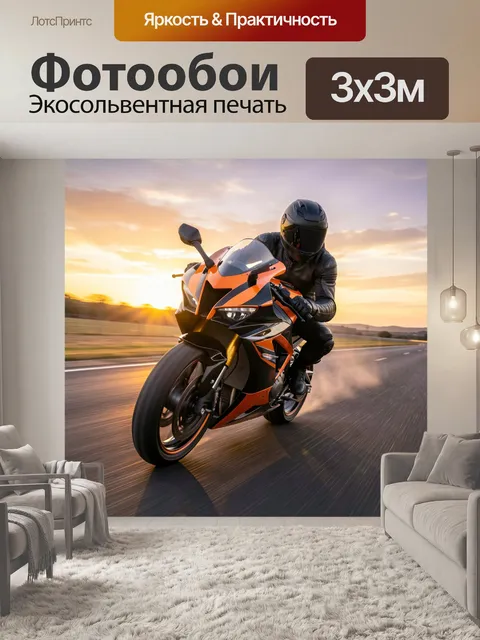 300 × 300 см · Экосольвентная печать