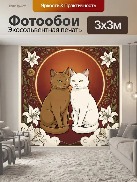 300 × 300 см · Экосольвентная печать