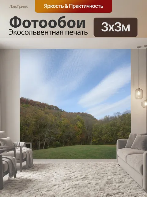 Фотообои Голубое небо над Effigy Mounds