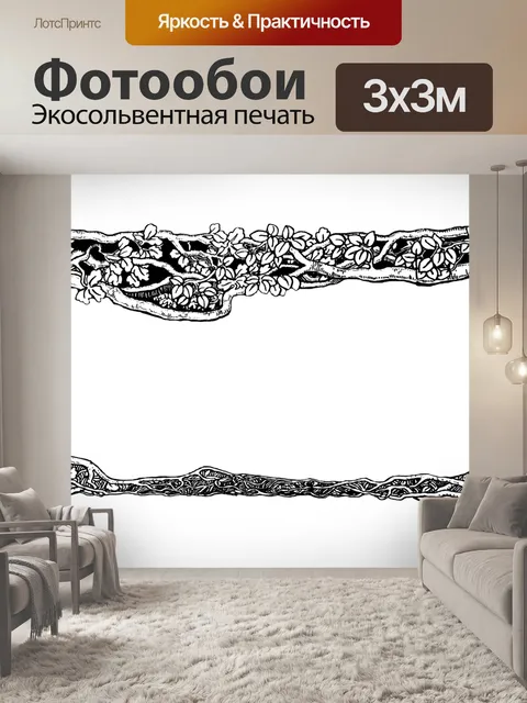 Фотообои Лесная рама