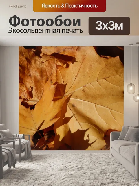 Фотообои Осенние листья