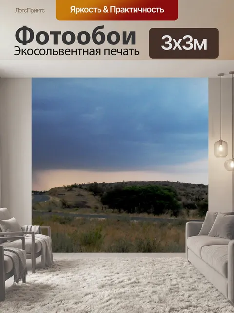 Фотообои быстрый грозы