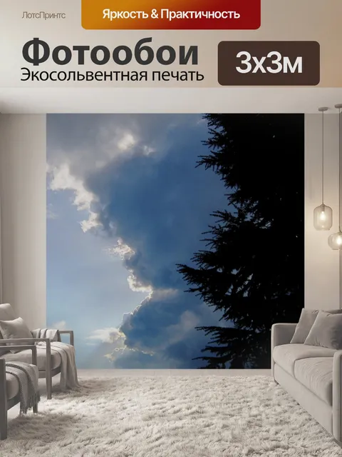 Фотообои Трехуровневая интенсивность цвета