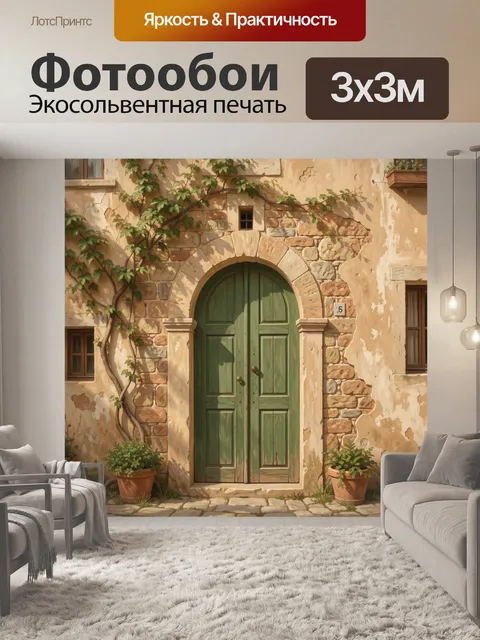 300 × 300 см · Экосольвентная печать
