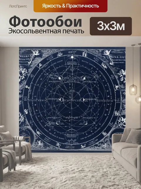 Фотообои Астрономия астрология винтаж старый