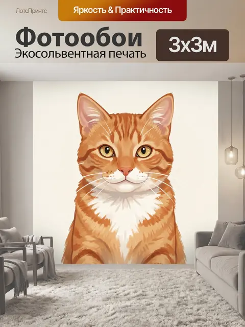 300 × 300 см · Экосольвентная печать