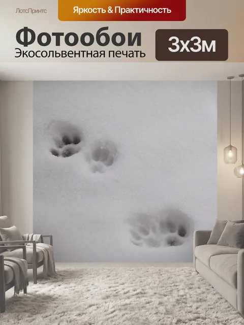 Фотообои Снег