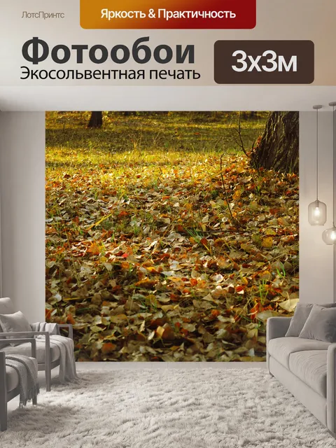 Фотообои Осенние листья
