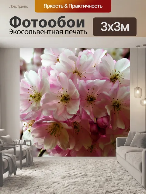 Фотообои Вишня в цвету