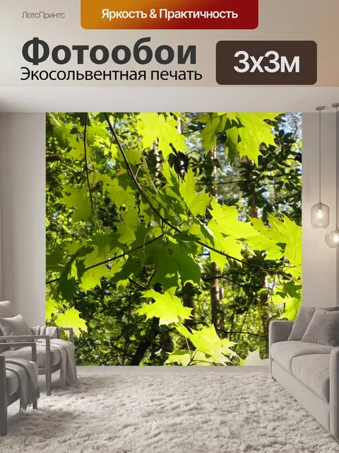 Фотообои Листья