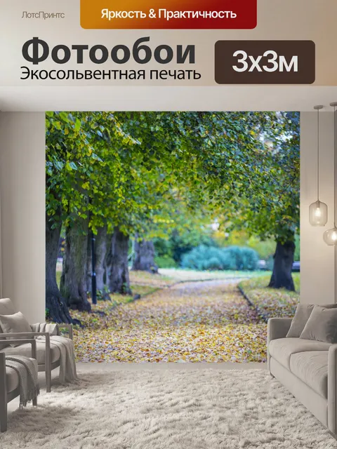 Фотообои Осенний парк