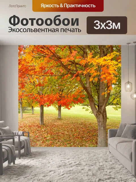 Фотообои Осень бесплатно в парке