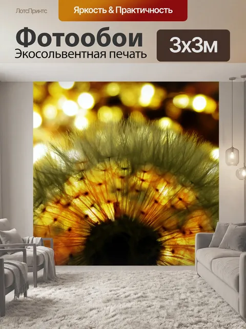 Фотообои Одуванчик