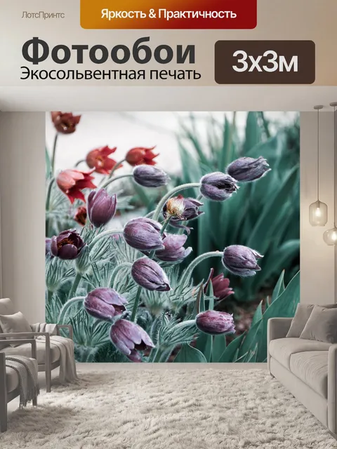 Фотообои Цветы