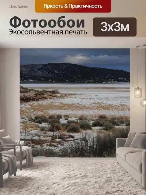 Фотообои Зимний пейзаж