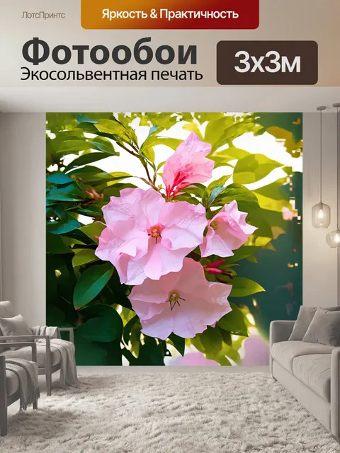 Фотообои бугенвиллия в нежных