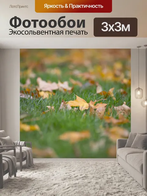 Фотообои Осенние листья