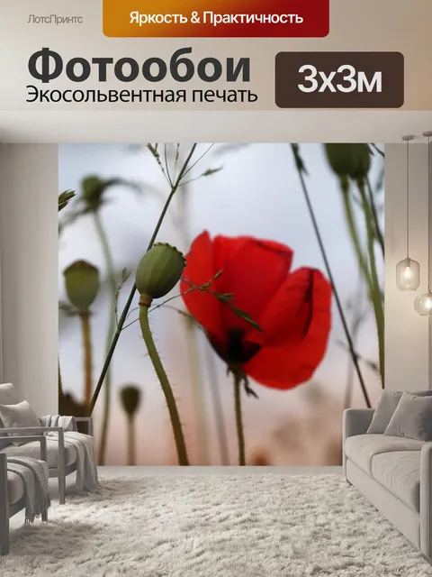Фотообои Мак