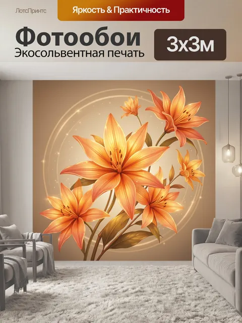 300 × 300 см · Экосольвентная печать
