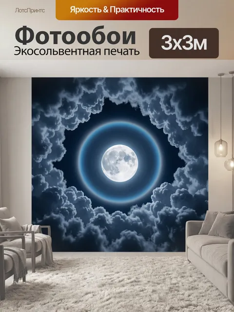 300 × 300 см · Экосольвентная печать