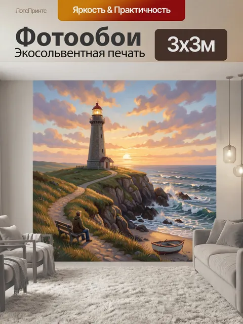 300 × 300 см · Экосольвентная печать