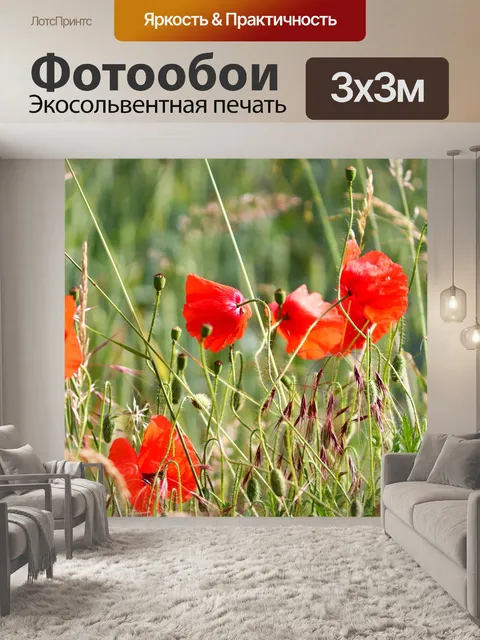 Фотообои Маки
