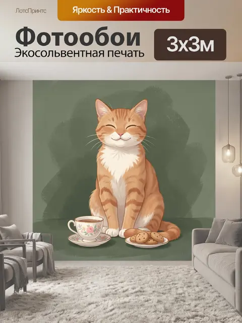 300 × 300 см · Экосольвентная печать
