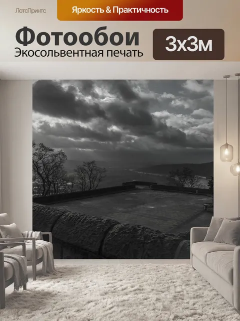 Фотообои Черно-белая фотография