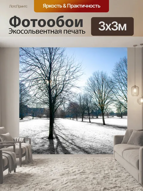 Фотообои Зимний парк