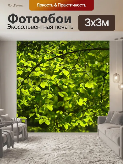 Фотообои Листья