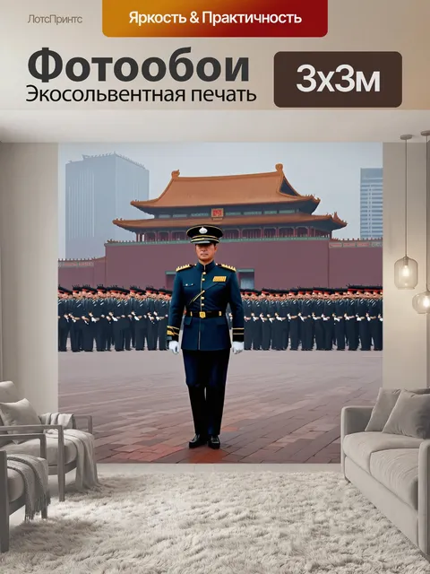 Фотообои создайте эпическую сцену с площадью тяньаньмэнь