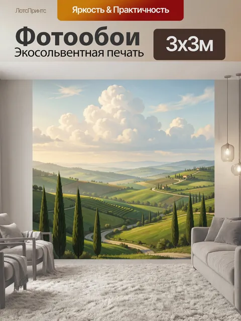 300 × 300 см · Экосольвентная печать