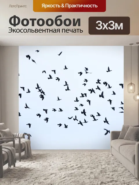Фотообои Стая птиц