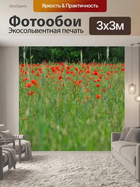 Фотообои Мак