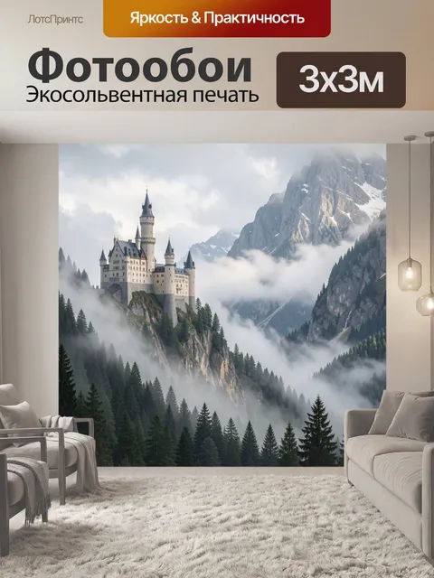 300 × 300 см · Экосольвентная печать